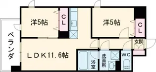 プレステージ9番館【3階】の間取り