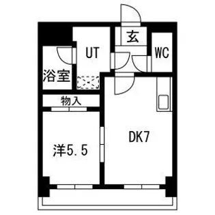 サンローズ本町【4階】の間取り