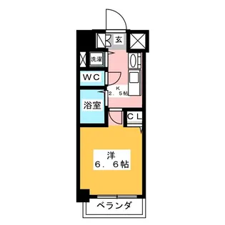 プレサンスSAKAE白川公園【3階】の間取り