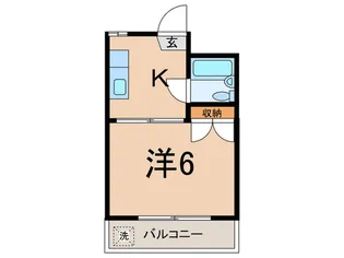 溝の口ガーデニア【3階】の間取り