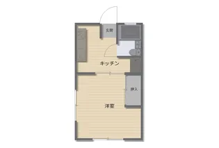 コーポナカヤ【1階】の間取り