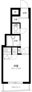 クレアシオン市ヶ谷西【11階】の間取り