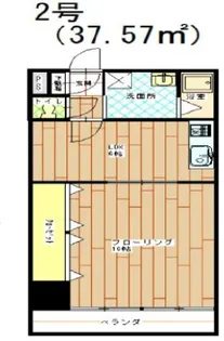 FUKUE BLD【9階】の間取り