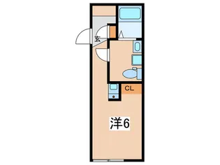 H.A.西谷【1階】の間取り