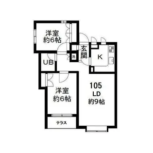 ユニハイム目黒【1階】の間取り