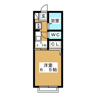 モンピエス船橋【2階】の間取り