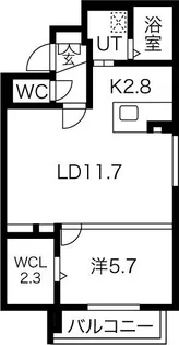 GREATHILLS-V(グレートヒルズファイブ)【1階】の間取り
