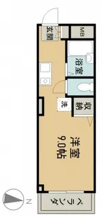 グランディ楽々園【2階】の間取り