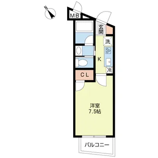 サンパティーク西荻窪【4階】の間取り
