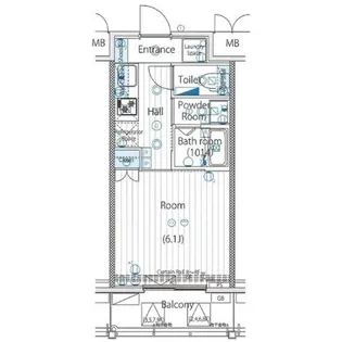 MAXIV大阪堺【2階】の間取り