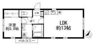 MILIEU南浅間【2階】の間取り