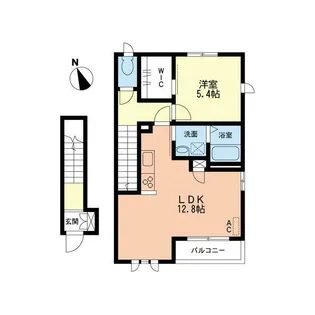 緑水II【2階】の間取り
