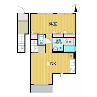 ハイムレトア鹿島【2階】の間取り