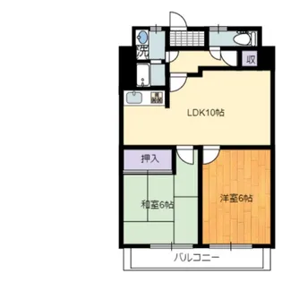 セントラルマンション【9階】の間取り
