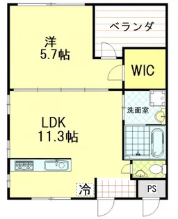 Y`s Glanz【4階】の間取り
