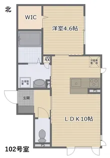 KIIIハマナス【1階】の間取り