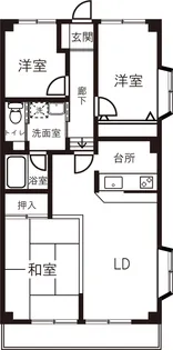 コーポアイIII【3階】の間取り