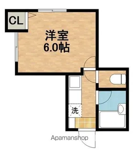 アーバン中央【2階】の間取り