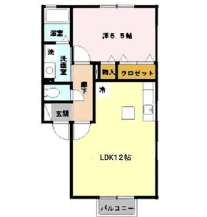 セピアコートK【1階】の間取り