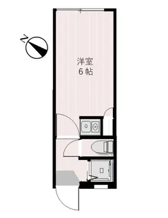 フラッグスドミトリー【2階】の間取り