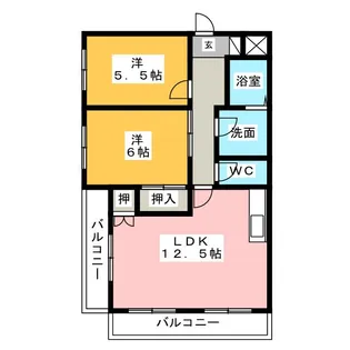 マンションドリーム【4階】の間取り