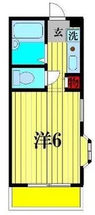 新松戸小川ハイツ【2階】の間取り