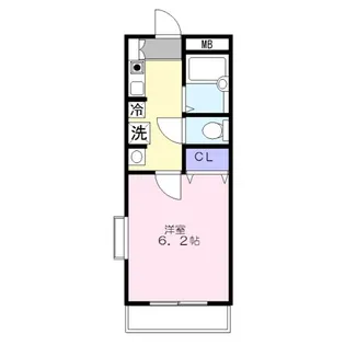 ラ・セゾンタカラ【3階】の間取り