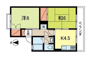 セジュール新高円寺【2階】の間取り
