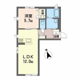 シャーメゾン和【1階】の間取り