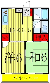 ドミールカネコ【1階】の間取り