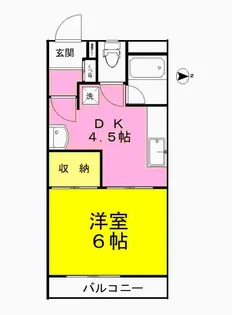 ドミールアカクラ【3階】の間取り