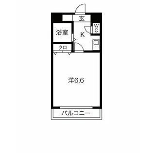 アルファコート名南【2階】の間取り