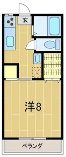 ルミエール宮野【2階】の間取り