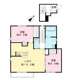 モデラート【2階】の間取り