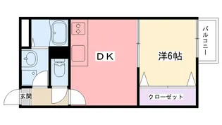 コルネット【2階】の間取り