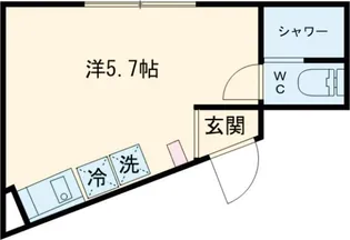 プレジャーポイント明大前【2階】の間取り