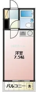 美工中山ハイツ【2階】の間取り