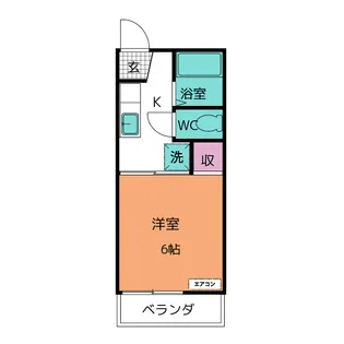 フォーブル村瀬【2階】の間取り