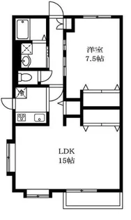ヒルサイト【2階】の間取り