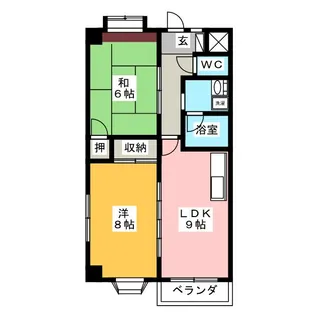 クレール・モリ2【3階】の間取り