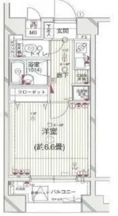 OLIO早稲田【7階】の間取り