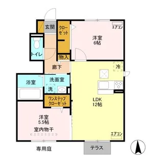 レジデンス高坂 II【1階】の間取り