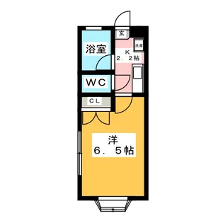 ヴァレー目白【2階】の間取り