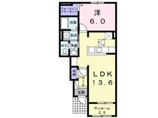 グロリア【1階】の間取り