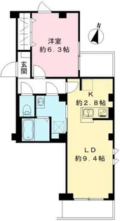 グランジャルダン明大前【4階】の間取り