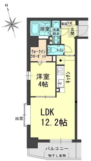 シュトラール医大東【6階】の間取り