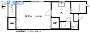 コーポルピナス【2階】の間取り