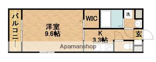 ビリーヴヒルズII【1階】の間取り