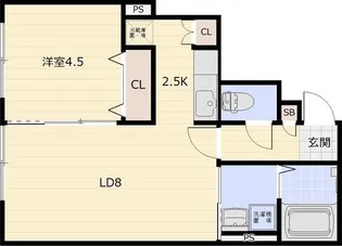 ASPIRASION JETER(アスピラシオン ジーター)【1階】の間取り