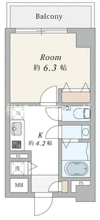 ファインクレスト新井【1階】の間取り